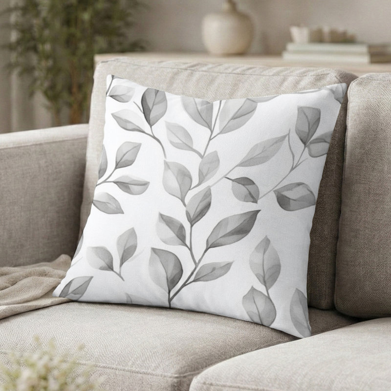 Coussin Floral, H 20 po x l 20 po