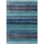 Tapis bleu sarcelle lavable à la machine intérieur / extérieur Xhevrie-112168724