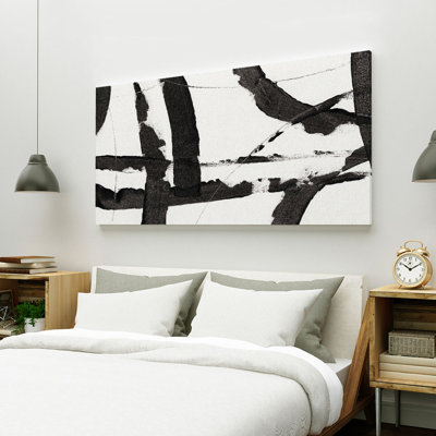 Reproduction d’art sur toile tendue « obsidian harmony i » par timothy e toole