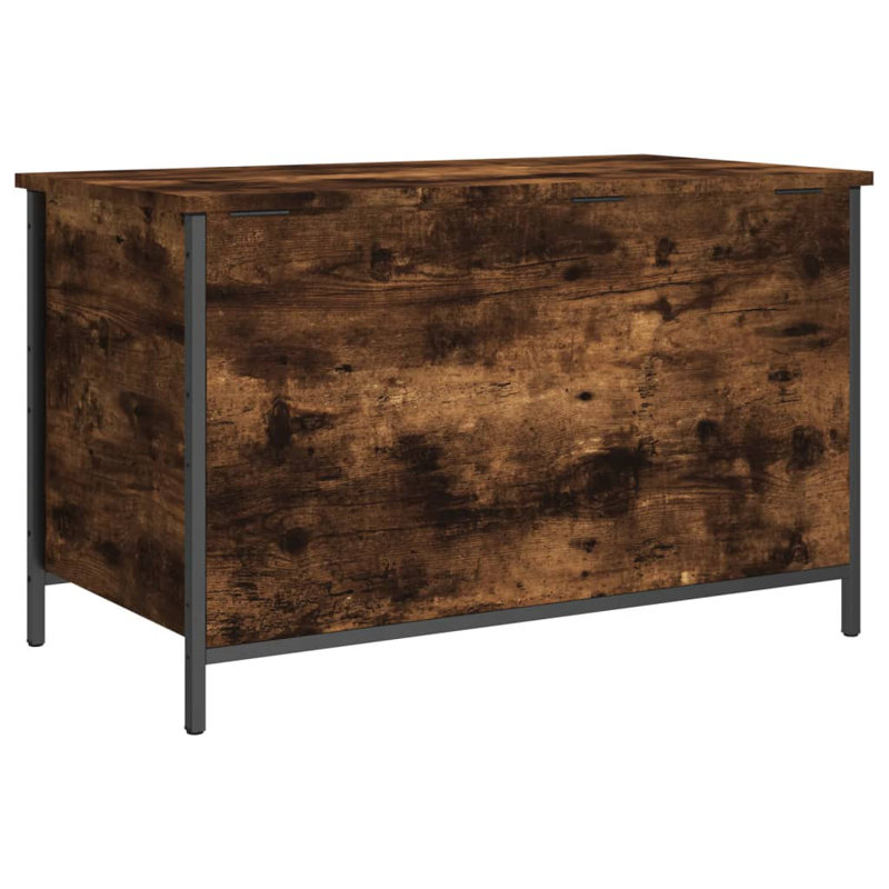 Aaleah Storage Bench, Smoked Oak
