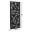Ensemble de 2 art mural dimensionnel 25 "x 59" pour maisons contemporaines.