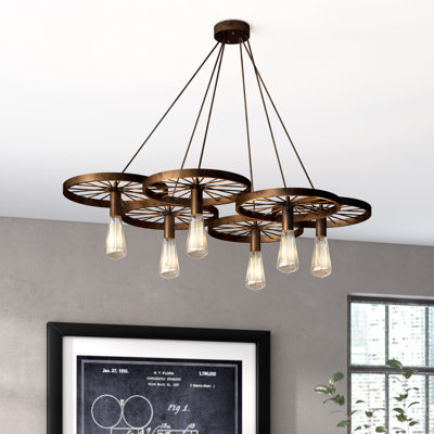 Manolis 6 - Light Bronze Cluster Pendant