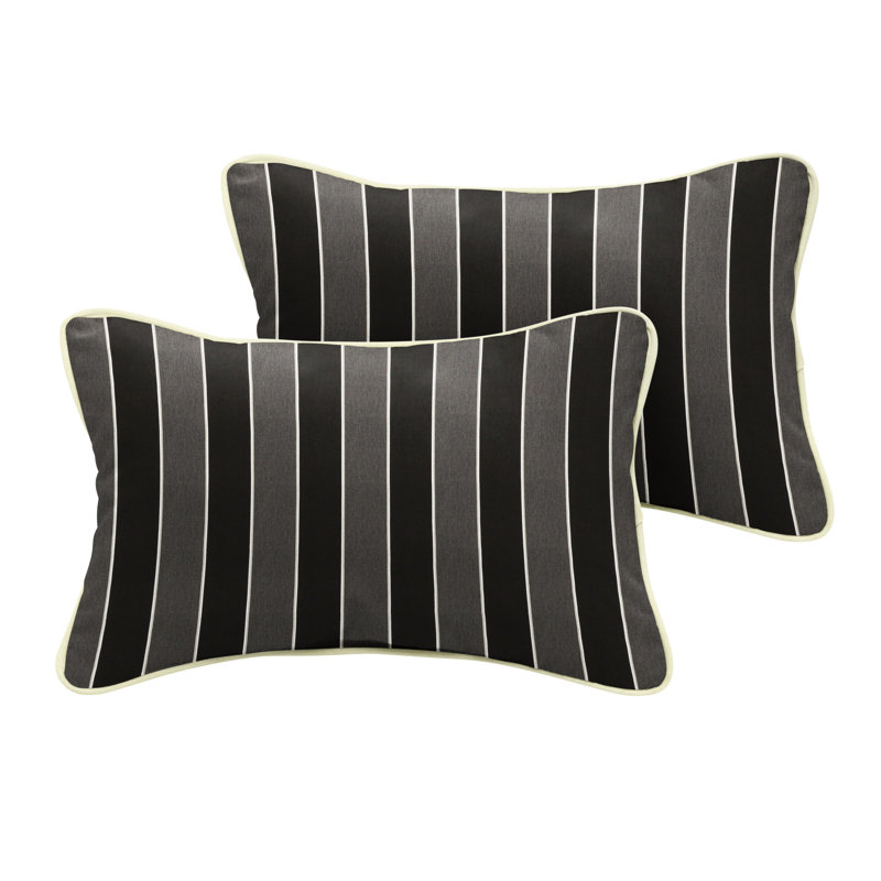 Coussin d'extérieur Durrell Sunbrella Peyton, 13 po x 20 po