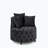 Button Tufted Velvet Upholstered Swivel Chair-538066444