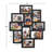 Khia Black Matte Picture Frame - Set of 10-928547655