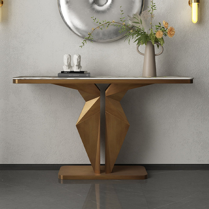 Console italienne de luxe italienne, 33.5" H x 55.1" W x 15.7" D