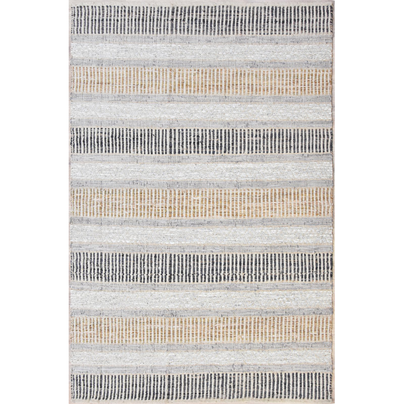 Artiaga Striped Indoor Rug, Rectangle 6' x 9'