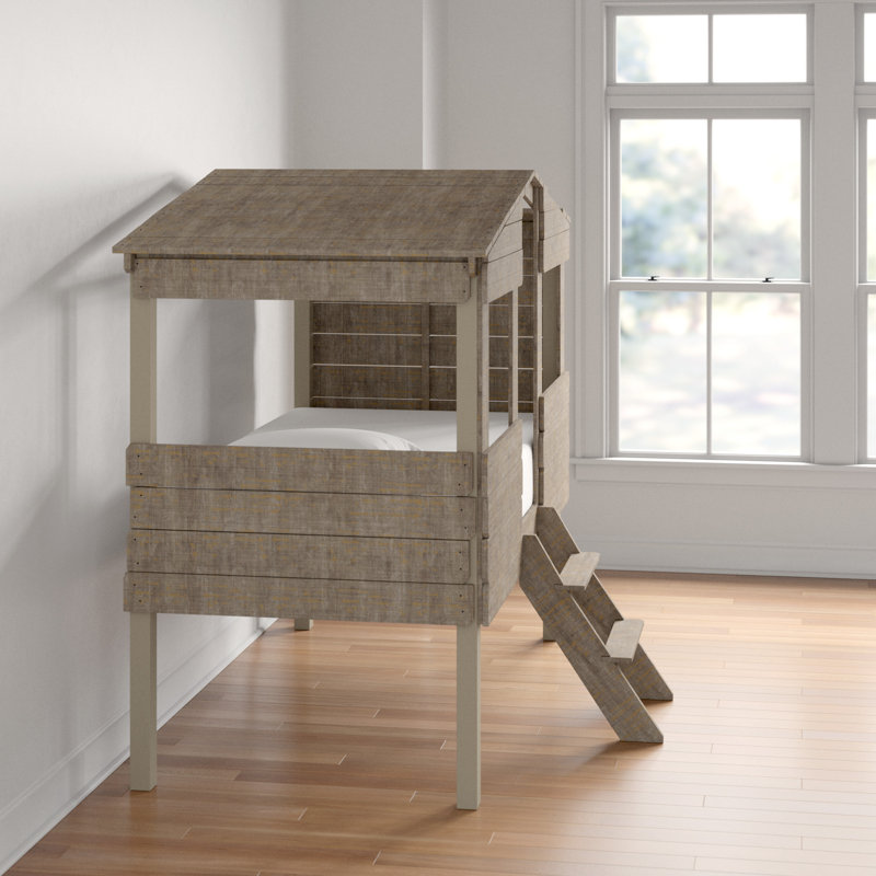 Lit simple mezzanine, Deux tiroirs sous le lit