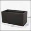 JARDINIER EXTÉRIEUR GRAND CARRE 31 "L