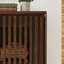 Buffet cannelé cannelé, armoire de rangement avec rangement, armoire de rangement décorative-2002406366