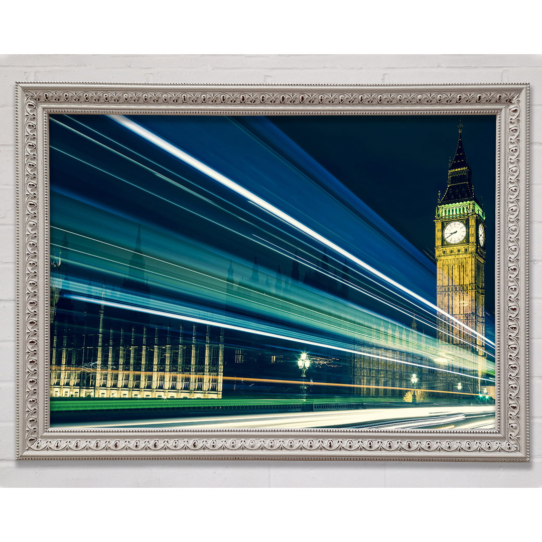 Big Ben Speed Of Light 6 - Einzelne Bilderrahmen Kunstdrucke