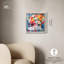 Art mural fantaisiste Sneaker avec fleurs-115127898-115127899