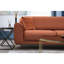 Canapé-lit d'angle Cinnamon, structure en bois de hêtre et panneau de particules, 113,0 po x 66,5 po x 33,5 po | Tissu 100% polyester, mousse 28,0 cm | Système de canapé-lit durable avec mécanisme de dossier, pieds en métal doré, 2 coussins inclus-1924274395-1924274392