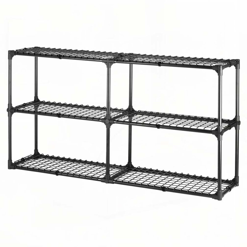 3-SHELF WIRE RACK WITH COVER(2PACK)