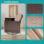 Ensemble de conversation en osier 8 pièces avec coussins et chaises berçantes Birdene-1093516054-1093516059