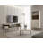 Utopia 70" Contemporary Modern 5-Shelf TV Stand for TVs up to 65" in Off White and Maple Cream-596445107