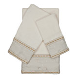 Ensemble de serviettes 3 pièces en coton 100% stanton ribbon