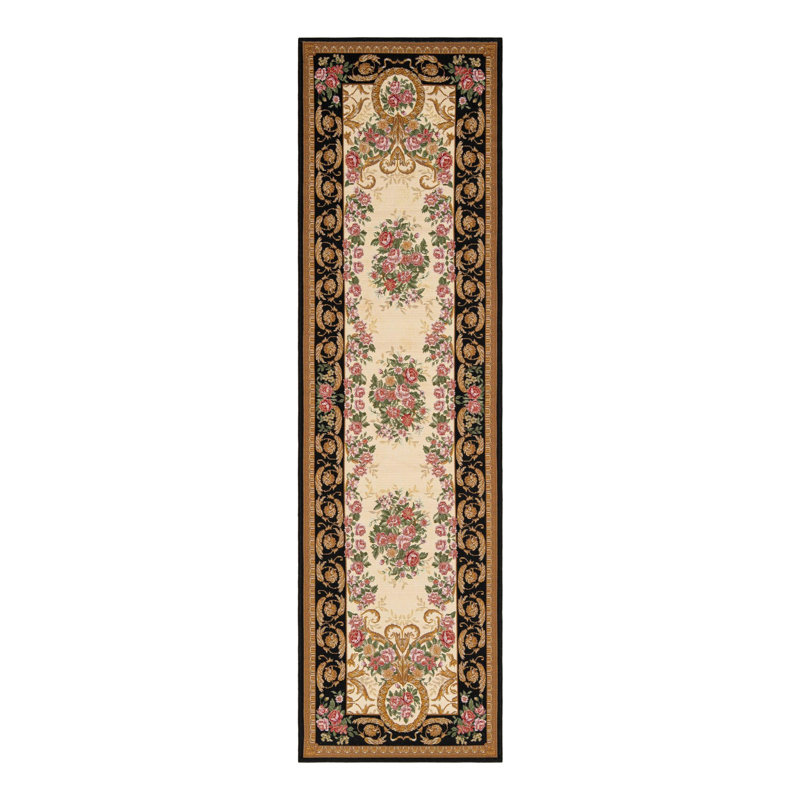 Indoor/Outdoor Traditional Area Rug, Runner 2'7" x 10'