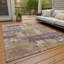 Tapis abstrait intérieur / extérieur lavable à la machine Jacinto ACN2147-1457491875