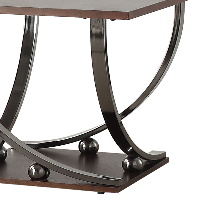 End Table, Black Nickel