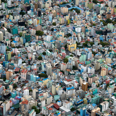 Mâle République des Maldives - Photographie sur toile tendue
