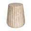 Table d'appoint d'extérieur sculptée avec base piédestal-311050801