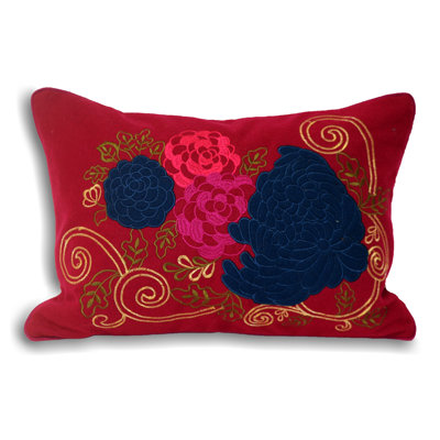 Emilia Floral Rectangular Pillow Cover