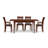 Sarah 4 - Person Solid Wood Top Four Leg Dining Set-16848866-37101027-39921223