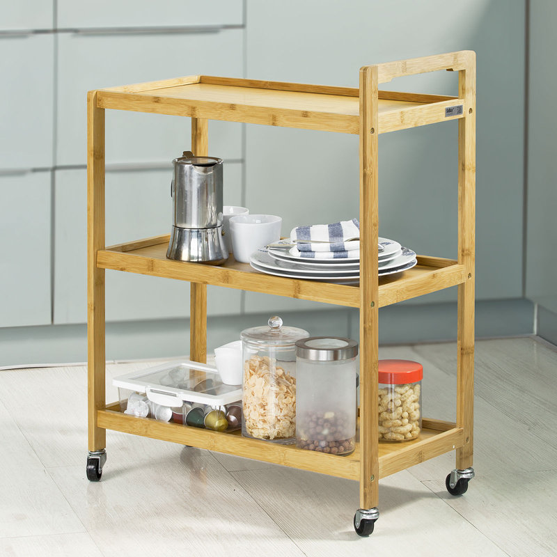 Coen Solid Wood Bar Cart