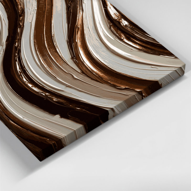 Art mural sur toile DiagonalStripes, H 11 po x l 14 po