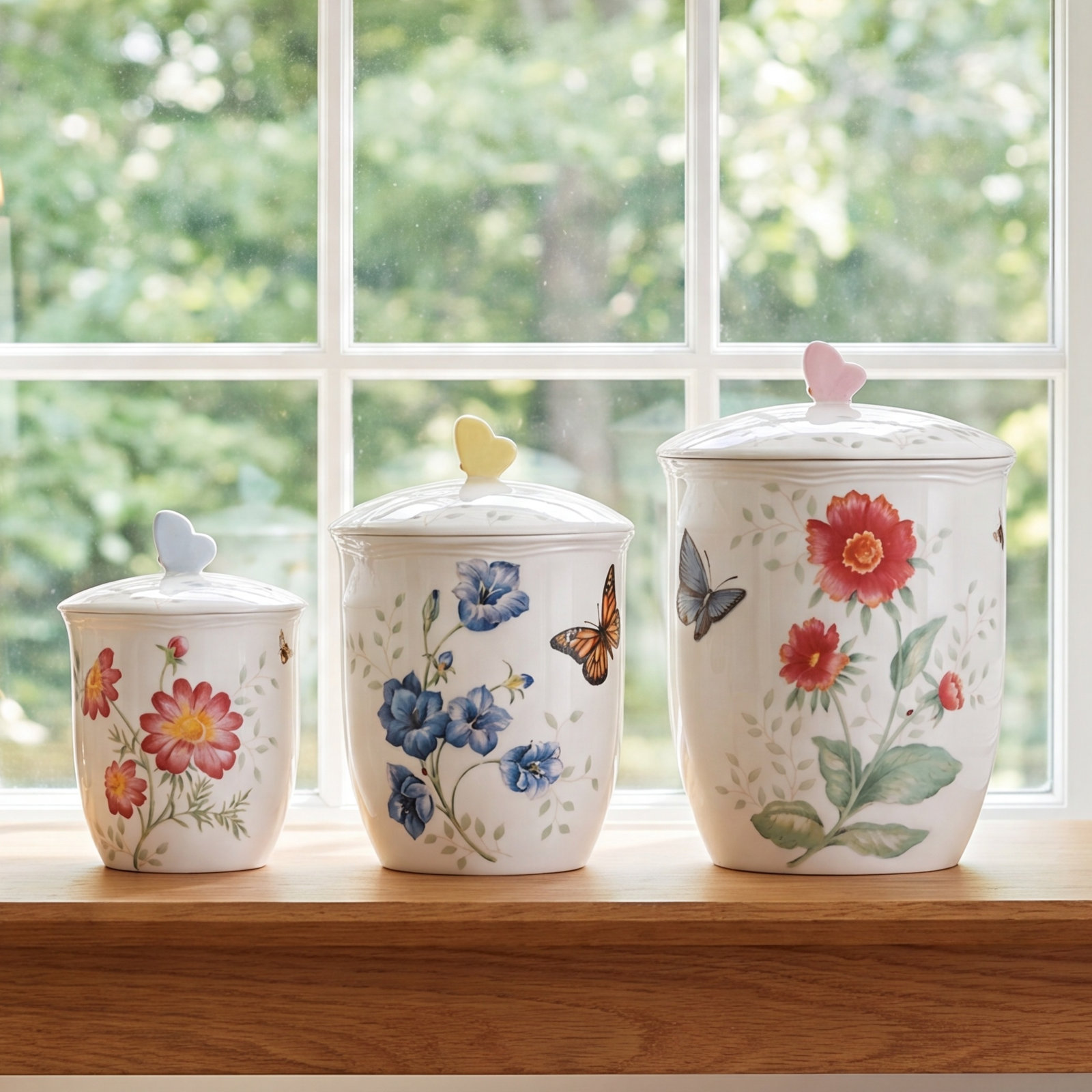 Lenox Butterfly Meadow 3-Piece Canister Set