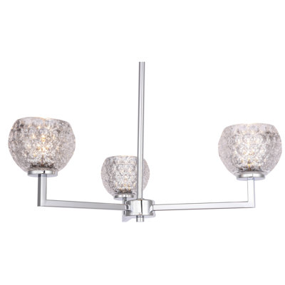Lustre classique/traditionnel ombré 3 lumières Herr