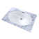 Augusta Vitreous China Oval Undermount Bathroom Sink with Overflow