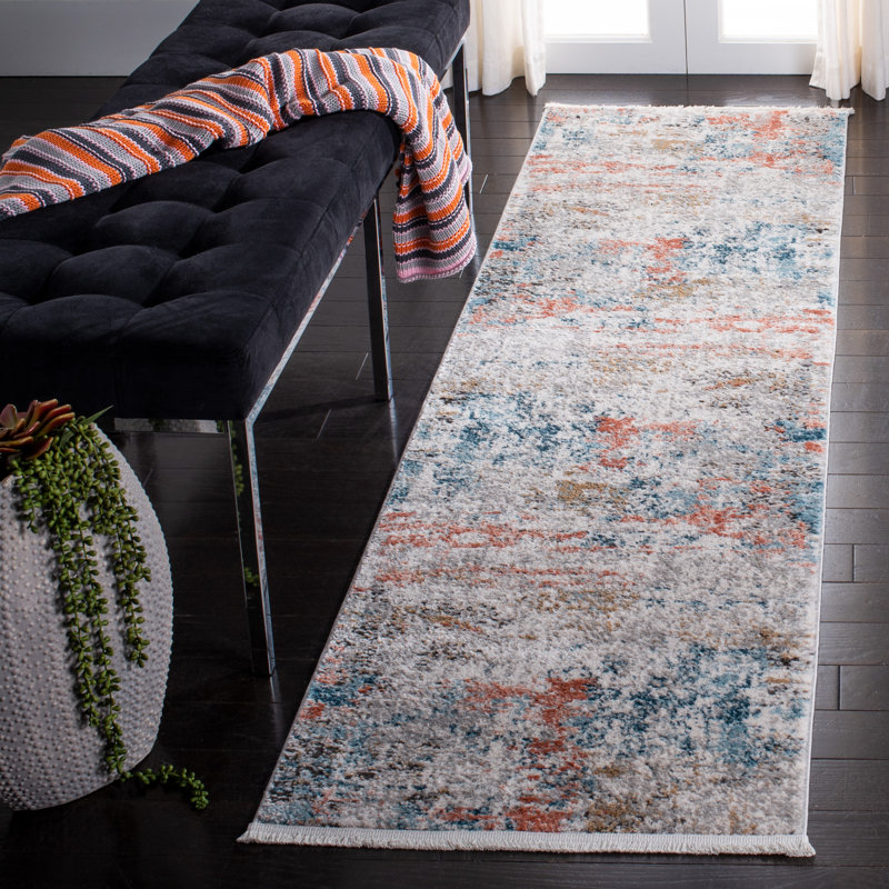 Chi Abstract Area Rug, Runner 66 x 244 cm