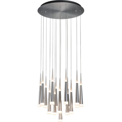 Lustre à niveaux 16 lumières DEL Keshana