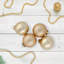 Ornements en forme de boule de Noël 10 carats à 2 finitions-2145771600