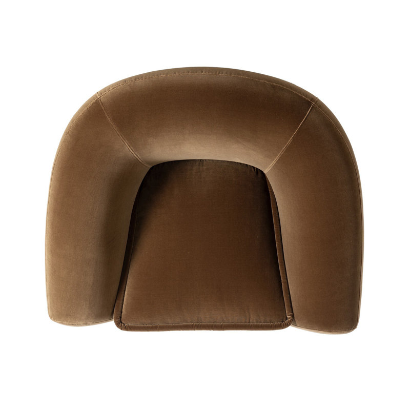 Chantal Swivel Club Chair, Surrey Ochre