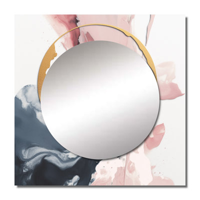 Mikrut - miroir carré abstrait pour décoration murale