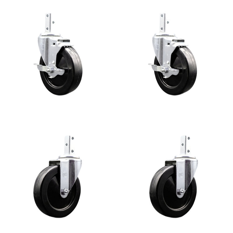 Soft Rubber Casters