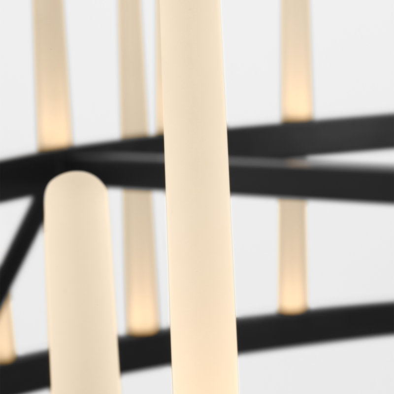 Sagrada LED Chandelier, 20" H x 60" W x 60" D, Bronze, 64 Lights