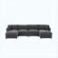 Corduroy Reversible Modular Sectional Sofa, Convertible L-Shaped Couch with Deep Seats for Living Room Small Space
