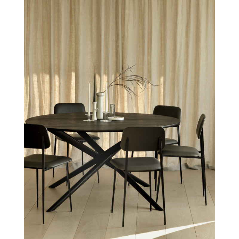 Mikado Round Solid Oak Dining Table