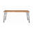 Balmir Acacia Solid Wood Top Metal Base Dining Table