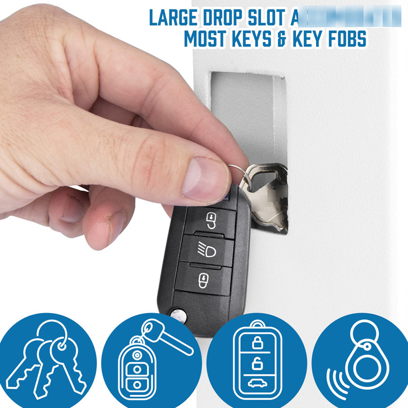 Spacious 144 Safe - Ideal For Large Key Collections Wall Mounted Cabinet And Space