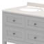 Meuble-lavabo double avec plateau en marbre