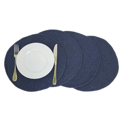 Polypropylene Plastic Round Placemat