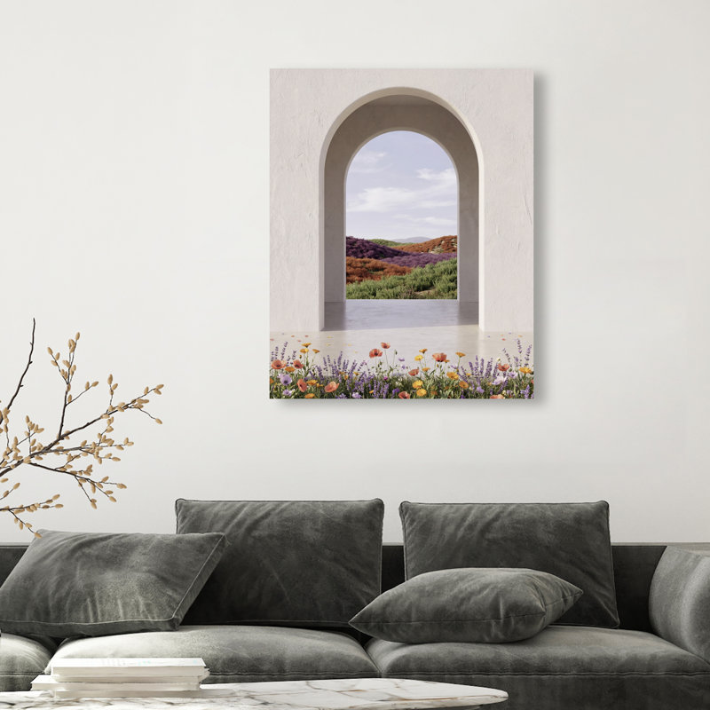 Window To Paradise Print by Oliver Gal, 30"H x 36"W, Gallery Wrapped