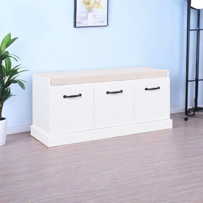 Banc de rangement pour chaussures 9 paires