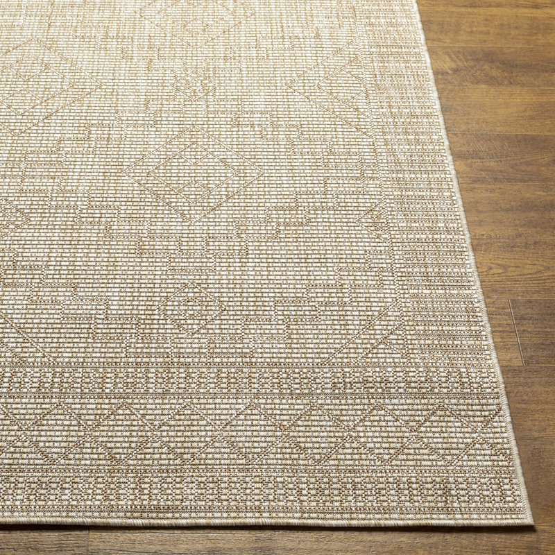 Tapis oriental kaki Bronwyn, Rectangle 5 pi 3 po x 7 pi