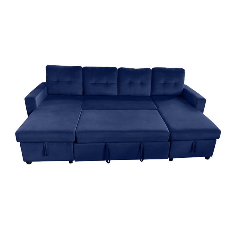 Alexisia 6 Seater Sofa Bed, Dark Blue